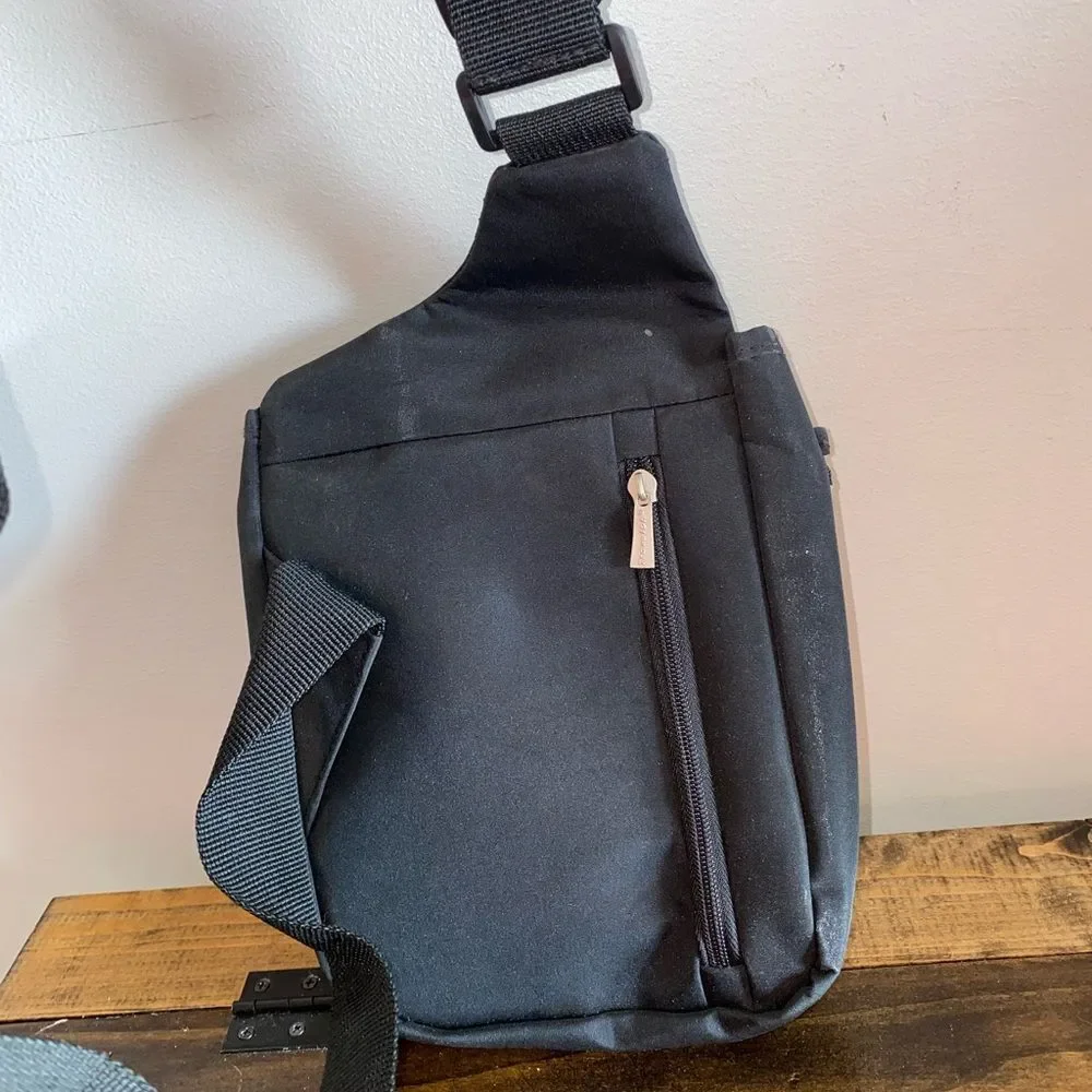 Travelon Anti-Theft Black Crossbody Shoulder Bag